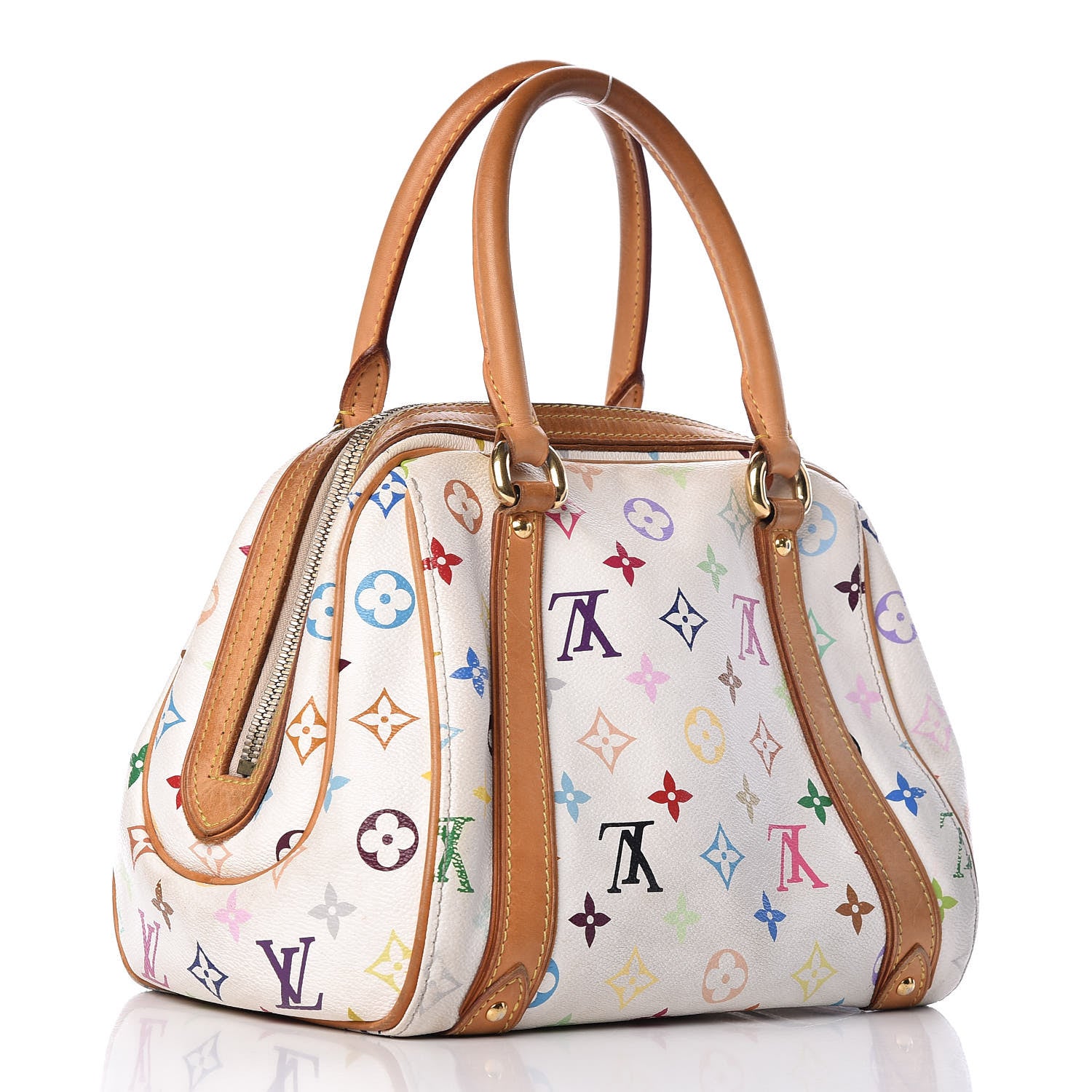 Louis Vuitton Monogram Multicolor Priscilla White 3 of 20