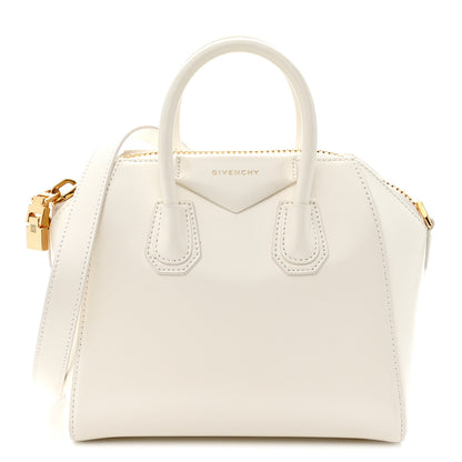 Givenchy Shiny Lord Calfskin Mini Antigona Ivory 1 of 9