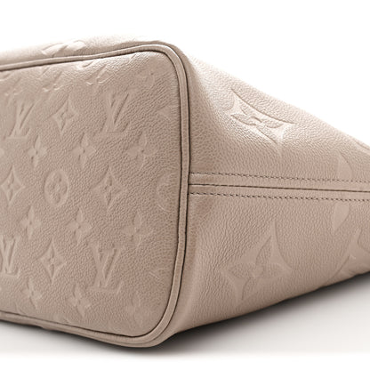 Louis Vuitton Empreinte Monogram Giant Neverfull MM Tourterelle 10 of 11