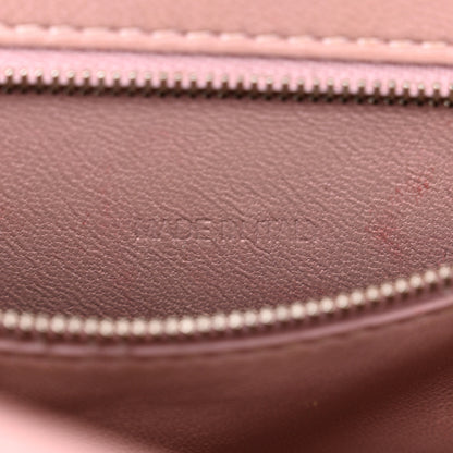 Balenciaga Shiny Calfskin Crocodile Embossed Small Hourglass Top Handle Bag Powder Pink 7 of 11