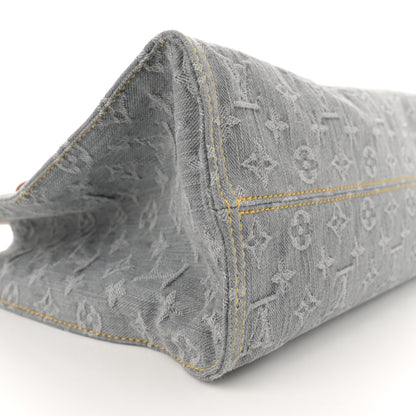 Louis Vuitton Monogram Denim Onthego MM Washed Gray 8 of 10