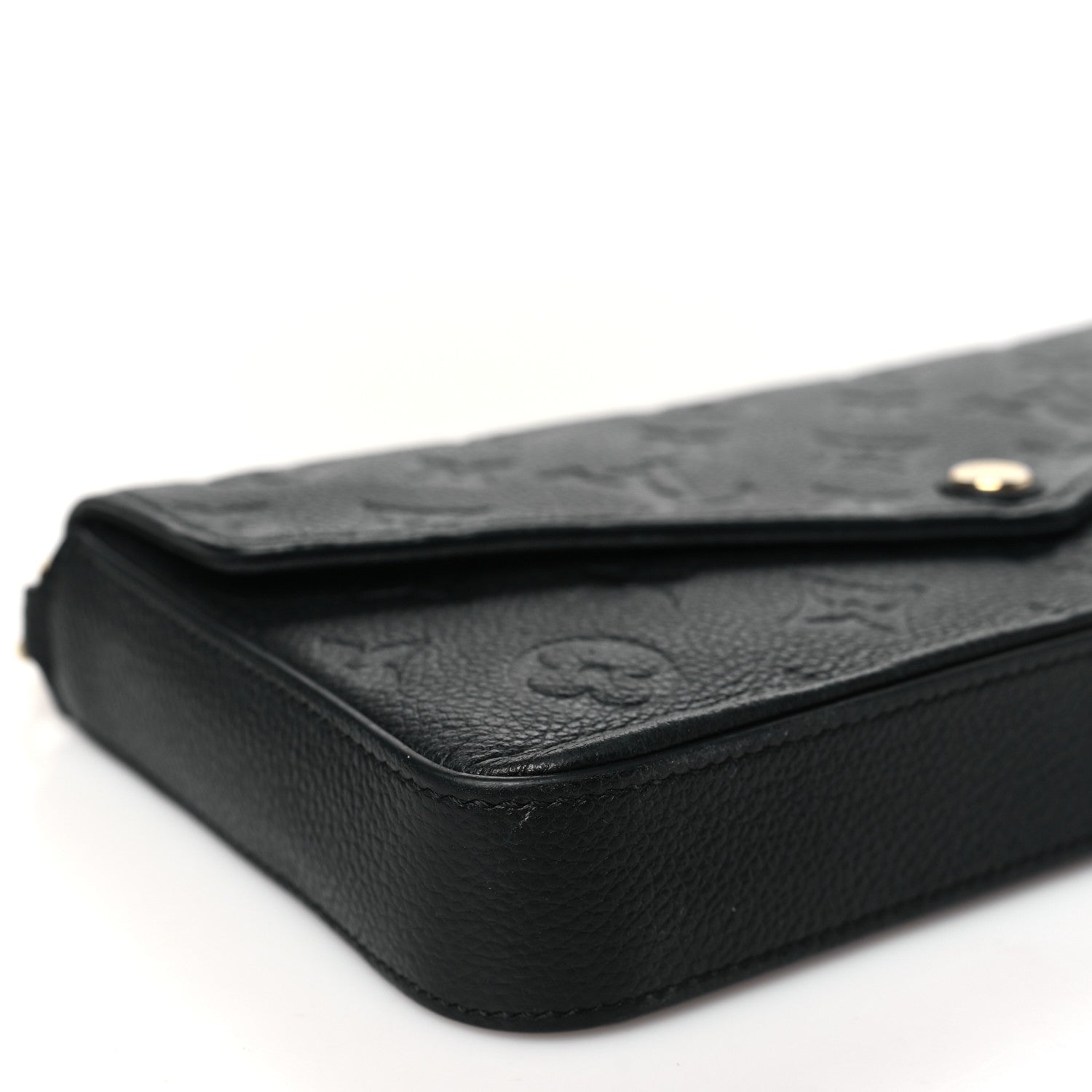 Louis Vuitton Empreinte Pochette Felicie Chain Wallet Black 9 of 10