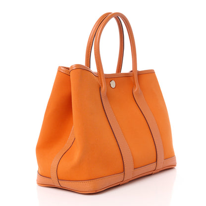 Hermes Toile Negonda Garden Party 30 TPM Orange 3 of 9