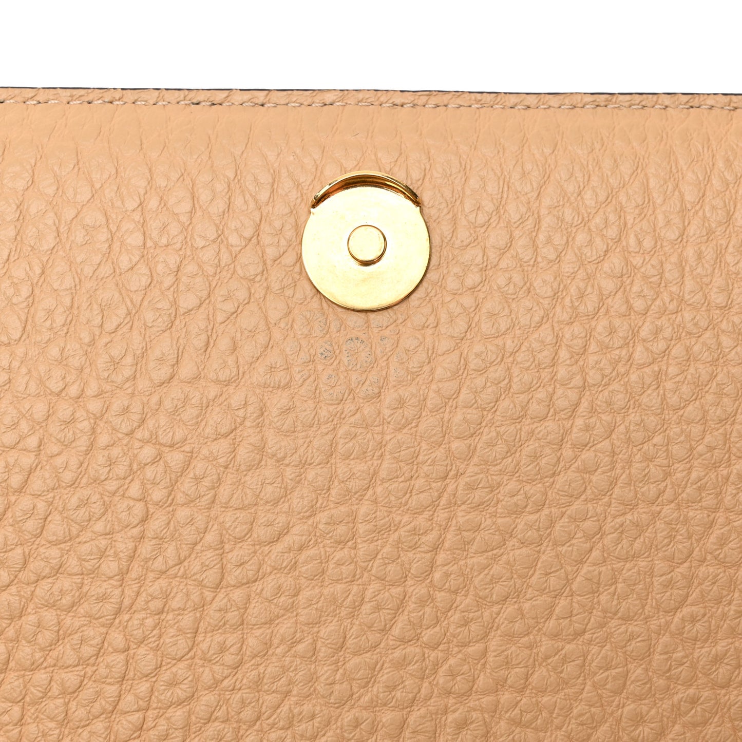 Calfskin Small Ora Top Handle Bag Beige