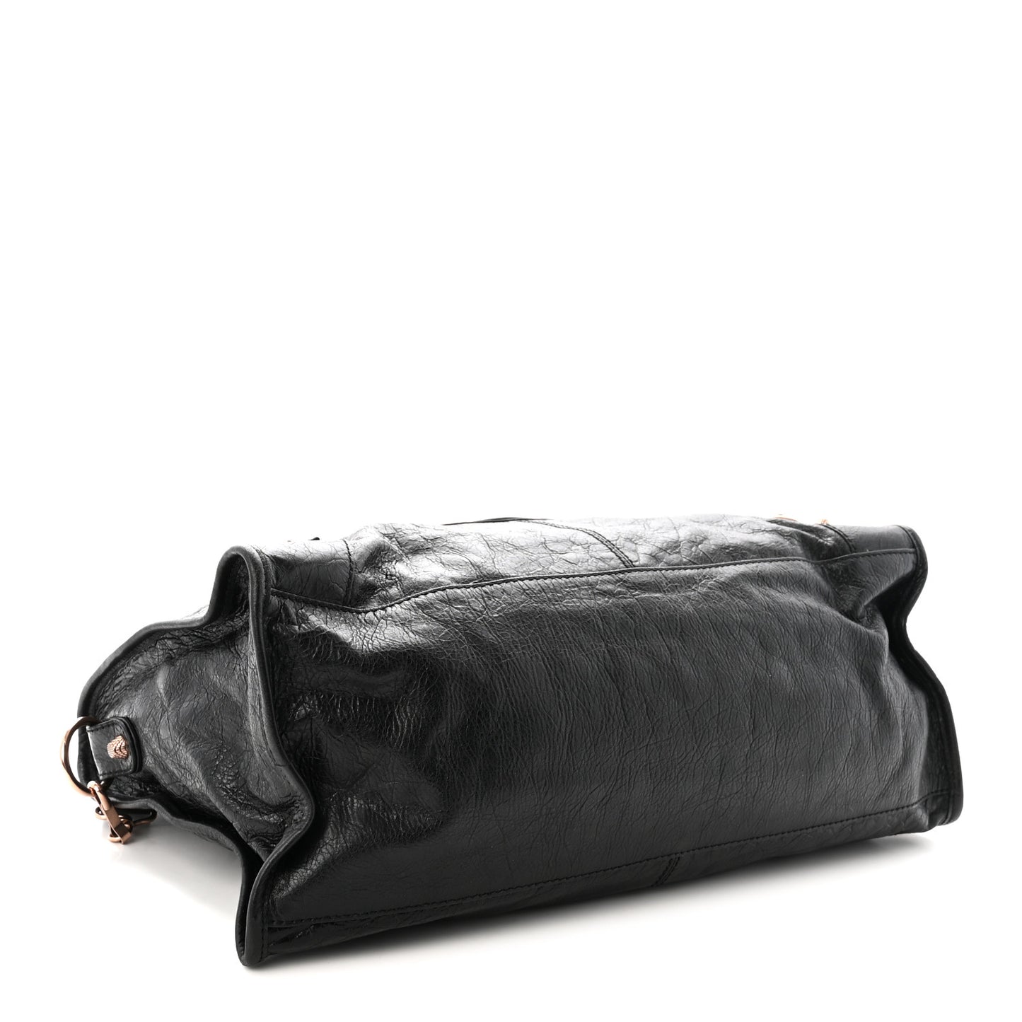 Agneau Giant 12 Rose Gold Hardware Part Time Black