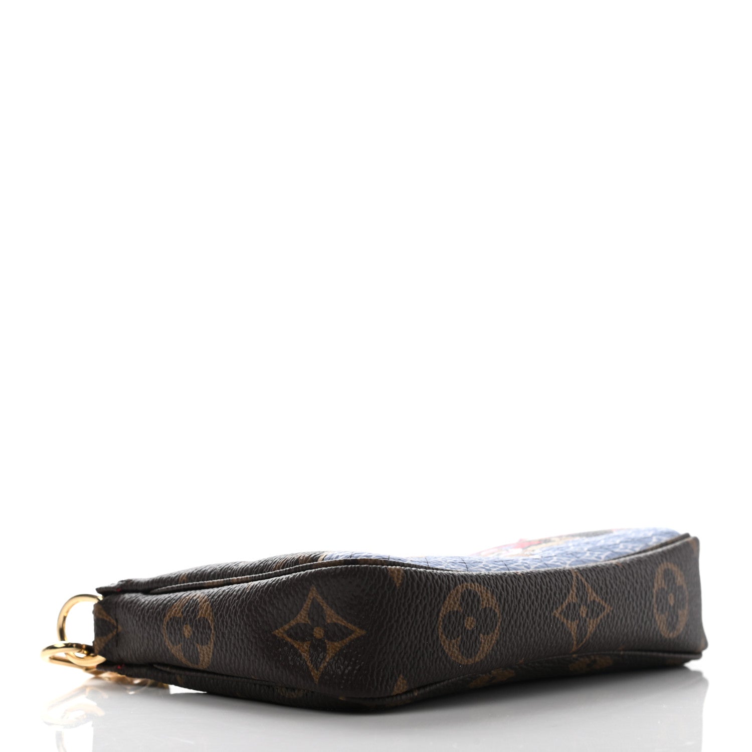 Louis Vuitton Monogram 2021 Christmas Animation London Mini Pochette Accessories Red 4 of 7