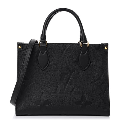 Louis Vuitton Empreinte Monogram Giant Onthego PM Black 1 of 11