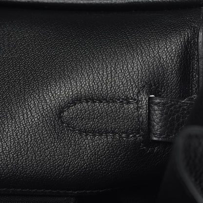 Hermes Taurillon Clemence Birkin 35 Black 17 of 33