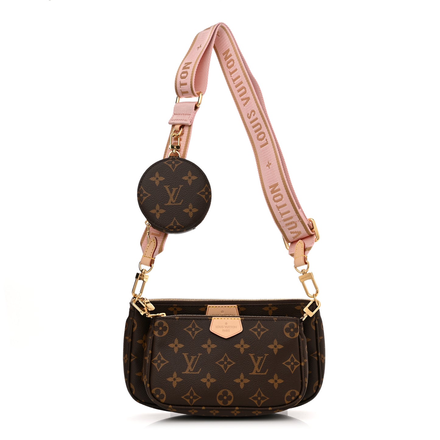 Monogram Multi Pochette Accessories Rose Clair