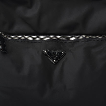 Prada Tessuto Nylon Saffiano Trolley Luggage Black 8 of 11