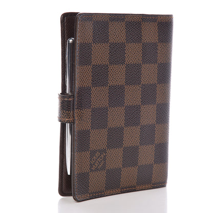 Louis Vuitton Damier Ebene Small Ring Agenda Cover 3 of 7