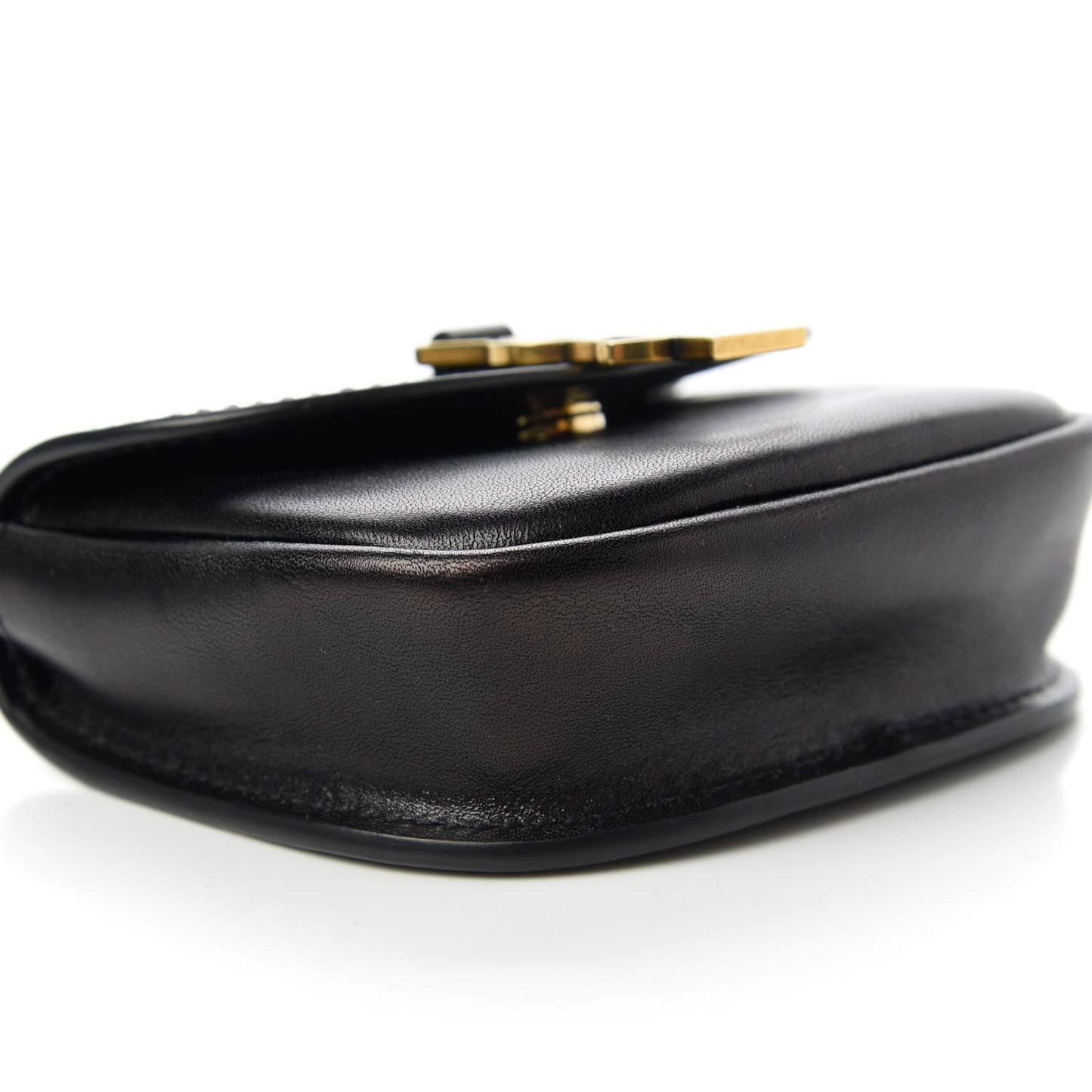 Smooth Calfskin Mini Classic Monogram Kaia Belt Black