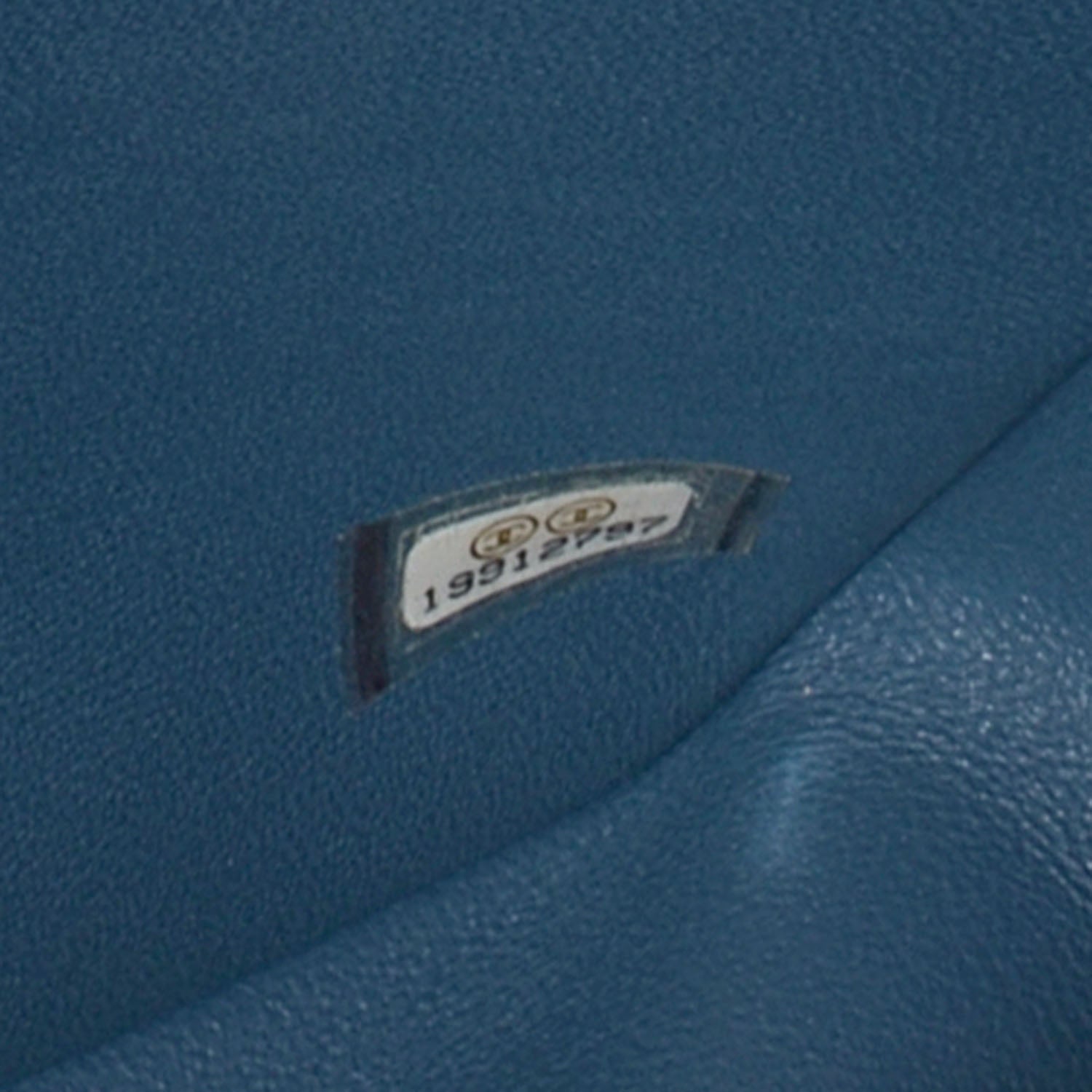 Chanel Caviar Quilted Jumbo Double Flap Blue 9 of 9