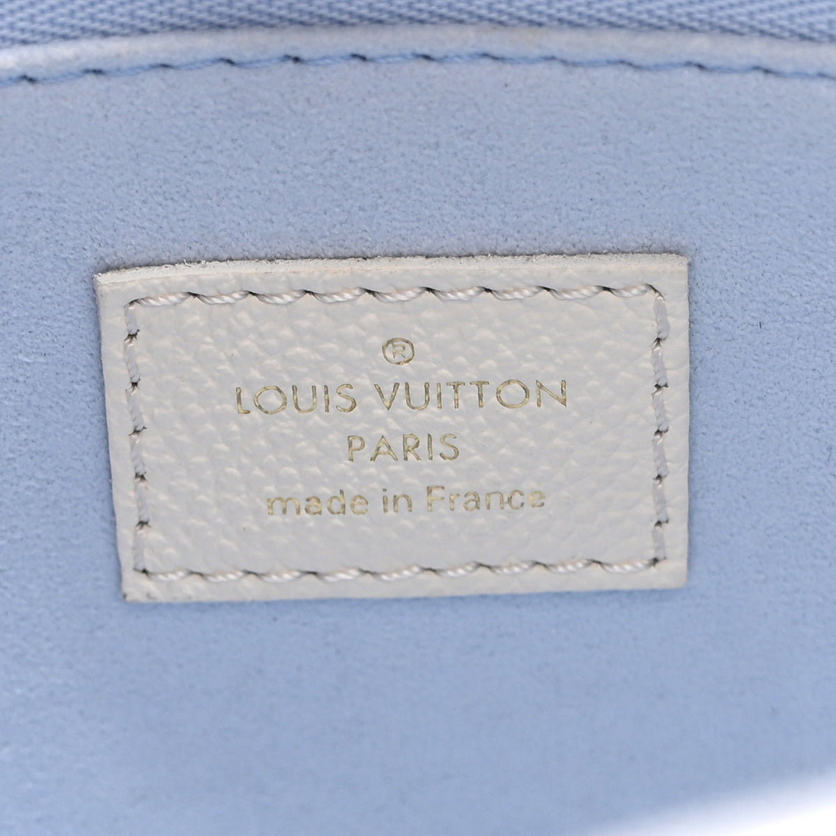Louis Vuitton Empreinte Monogram Giant Onthego PM Latte Candy Blue 6 of 9