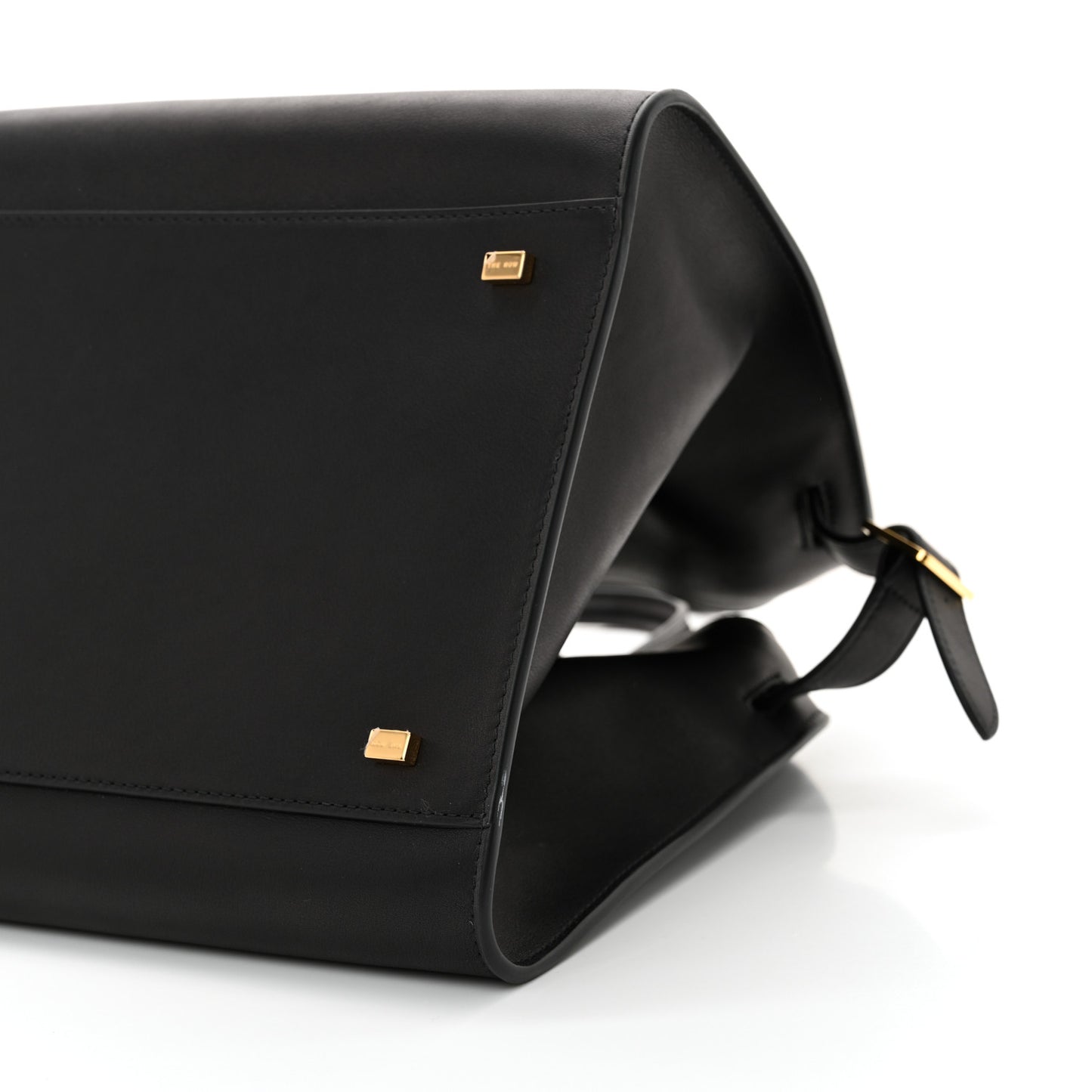 Polished Saddle Calfskin Soft Margaux 15 Black