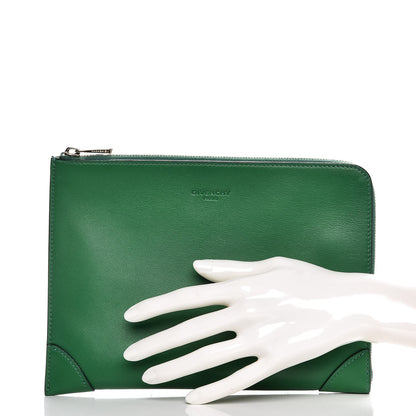 Givenchy Lambskin Medium Lucrezia Clutch Emerald 2 of 7