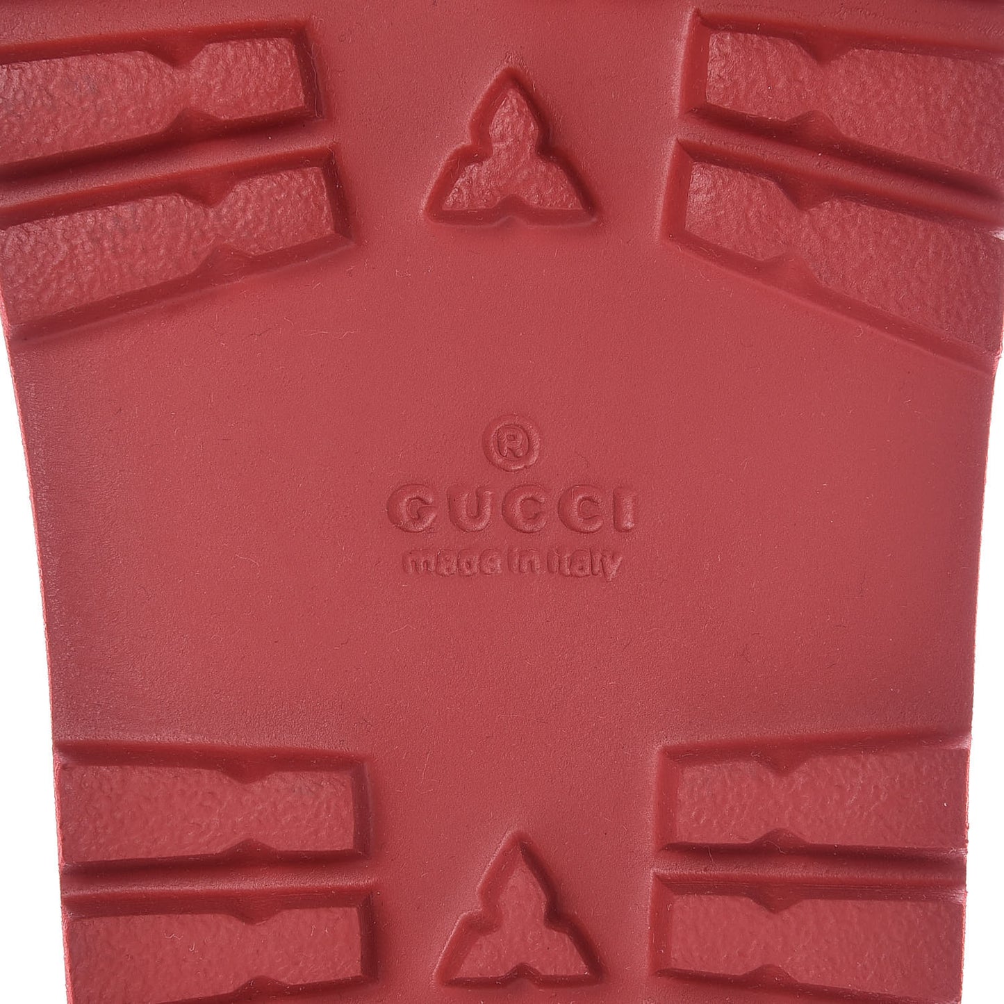 Calfskin Rubber GucciGhost Hamlet Skull Mens Lug Sole Slide Sandals 8 Hibiscus Red Blue Agata