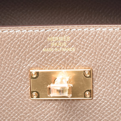 Hermes Epsom Kelly Longue Wallet Etoupe 6 of 8