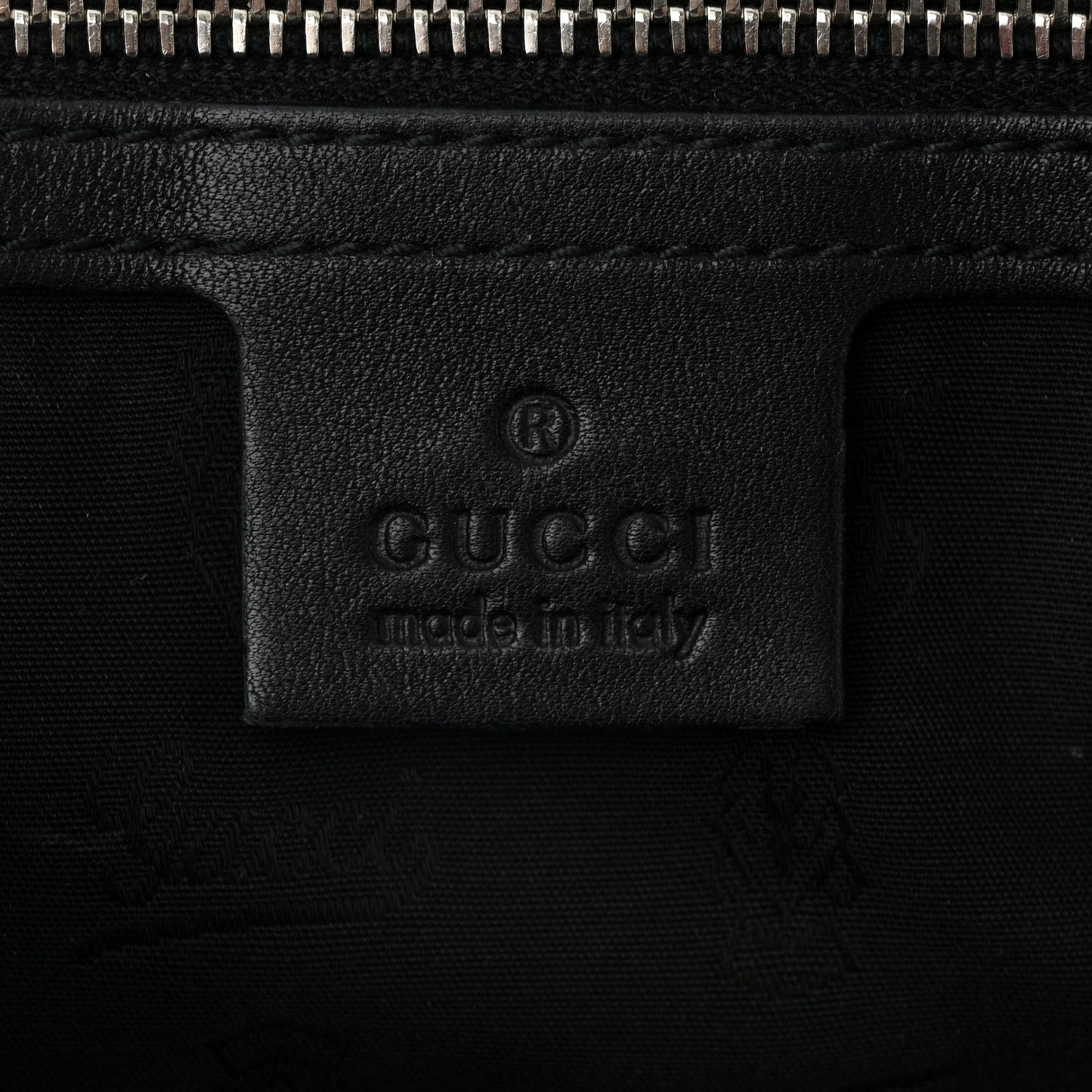 Guccissima Medium GG Twins Shoulder Bag Black