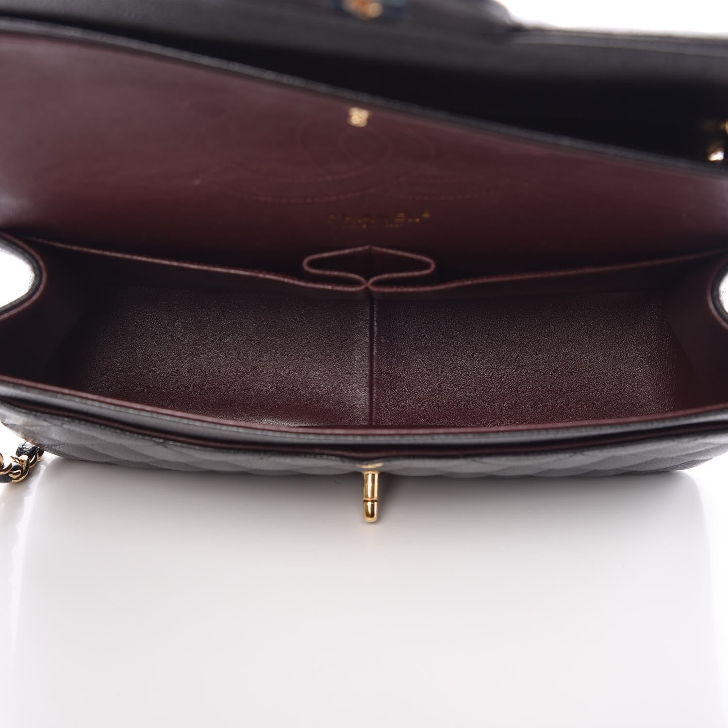 Chanel Caviar Quilted Jumbo Double Flap Black 5 of 9