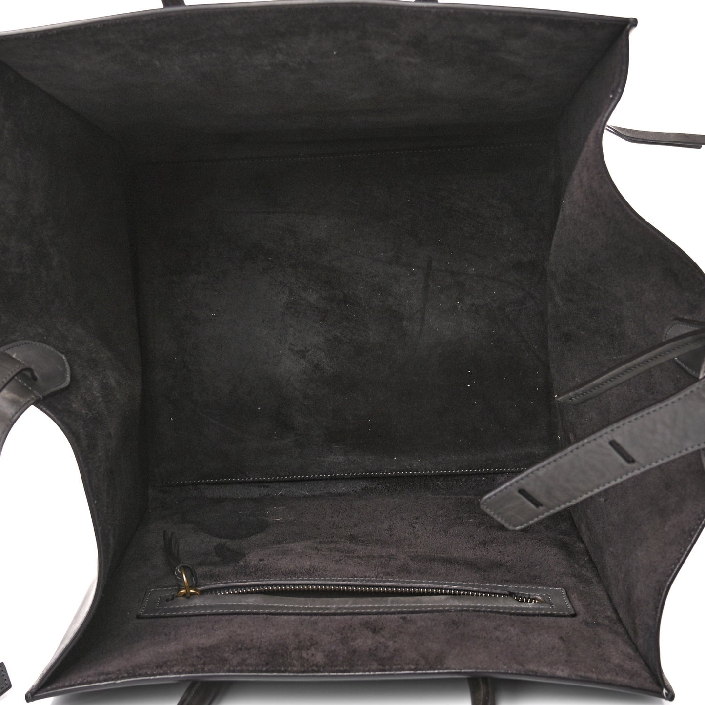 Smooth Calfskin Medium Phantom Luggage Grey