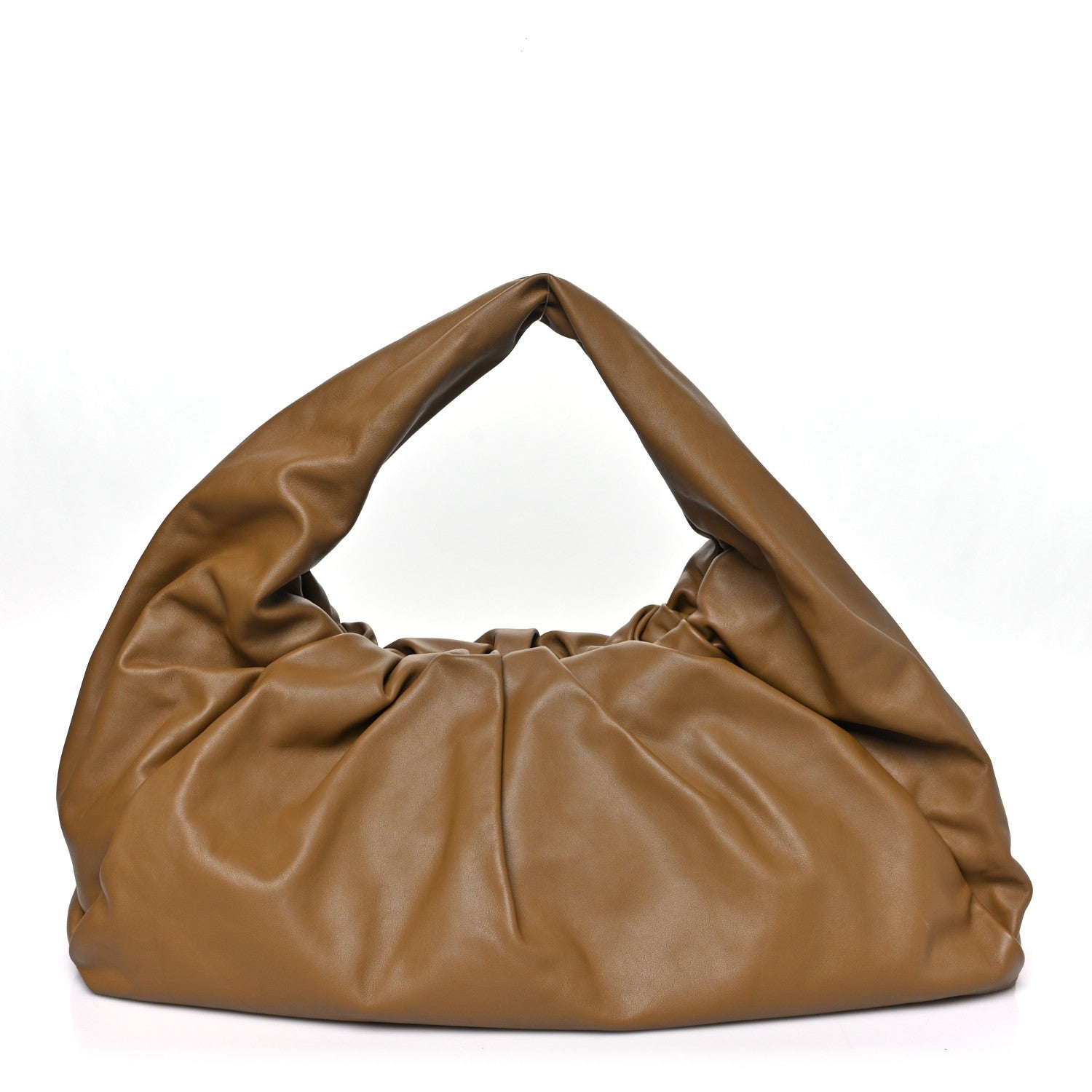 Bottega Veneta Smooth Butter Calfskin Large The Shoulder Pouch Teak 1 of 9