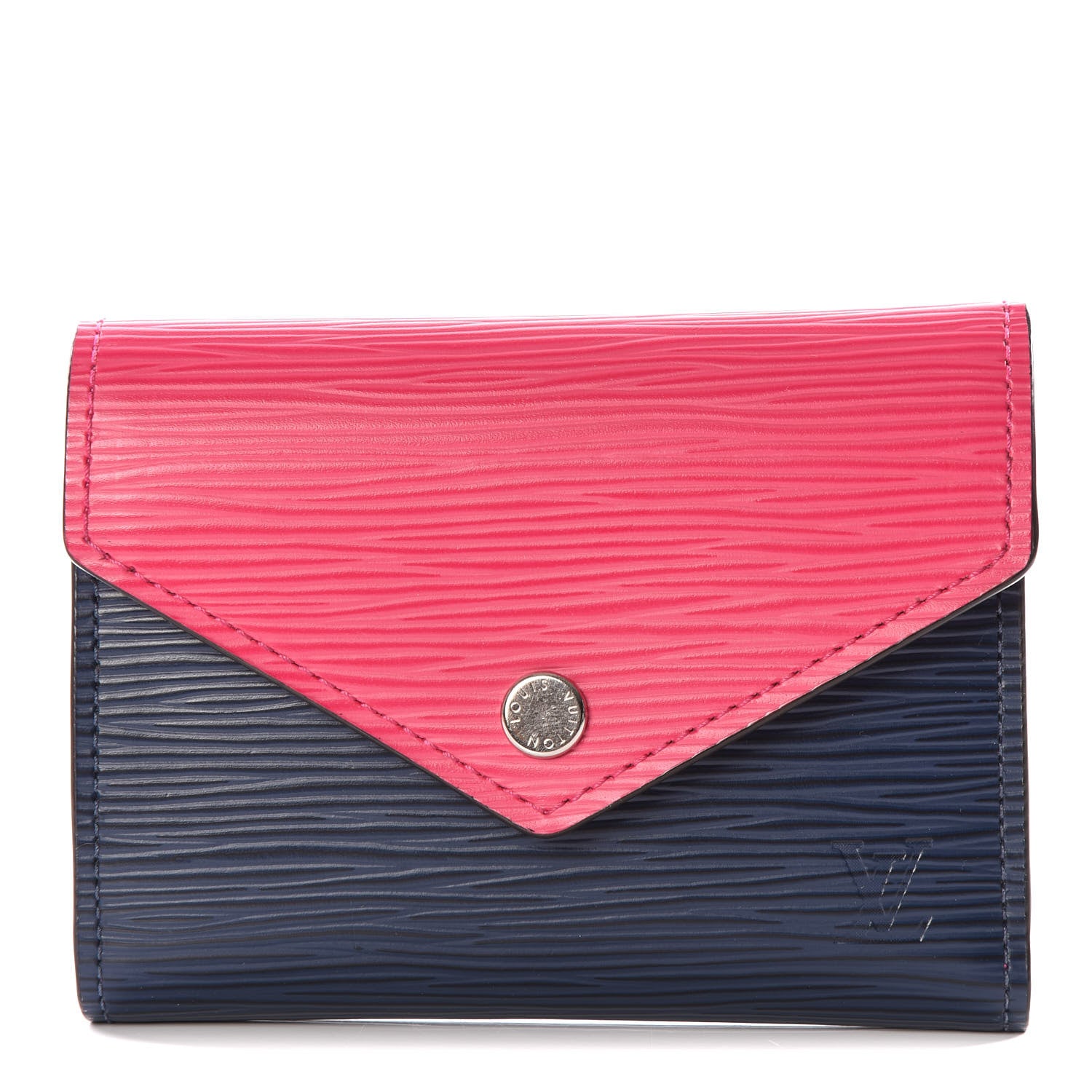 Louis Vuitton Epi Victorine Wallet Indigo Hot Pink 1 of 10