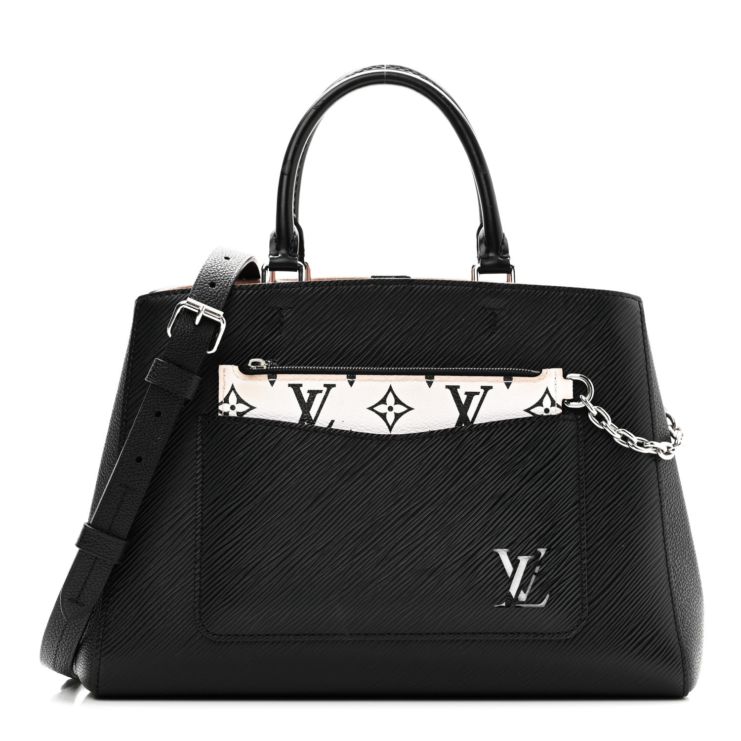Louis Vuitton Epi Marelle Tote MM Black 1 of 9