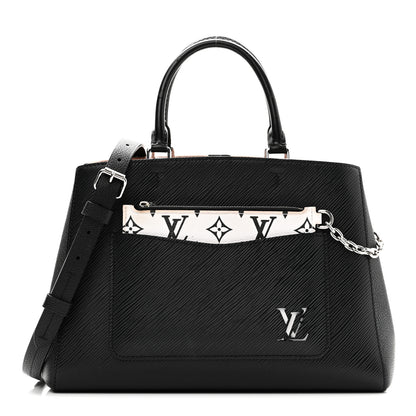 Louis Vuitton Epi Marelle Tote MM Black 1 of 9