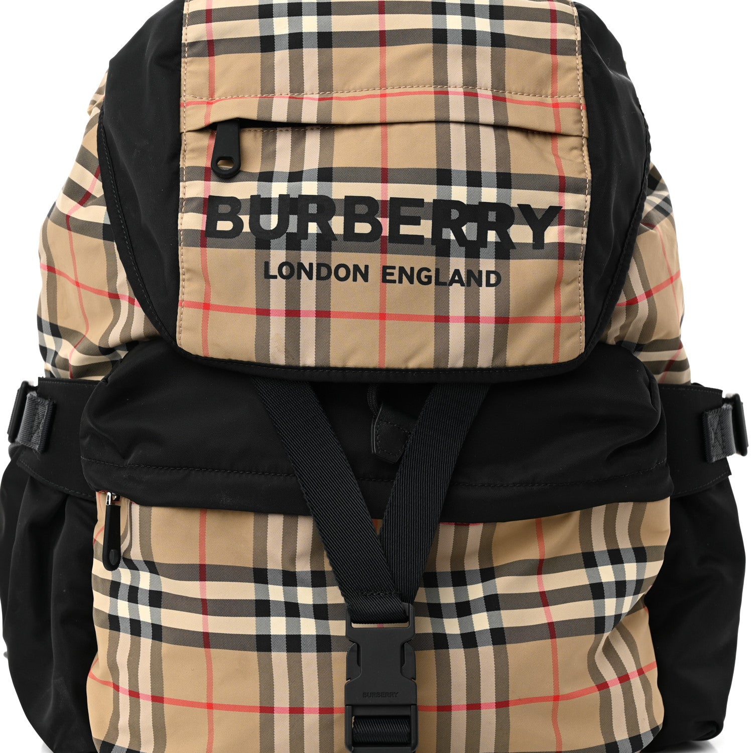 Burberry Nylon Logo Print Wilfin Backpack Archive Beige 7 of 11