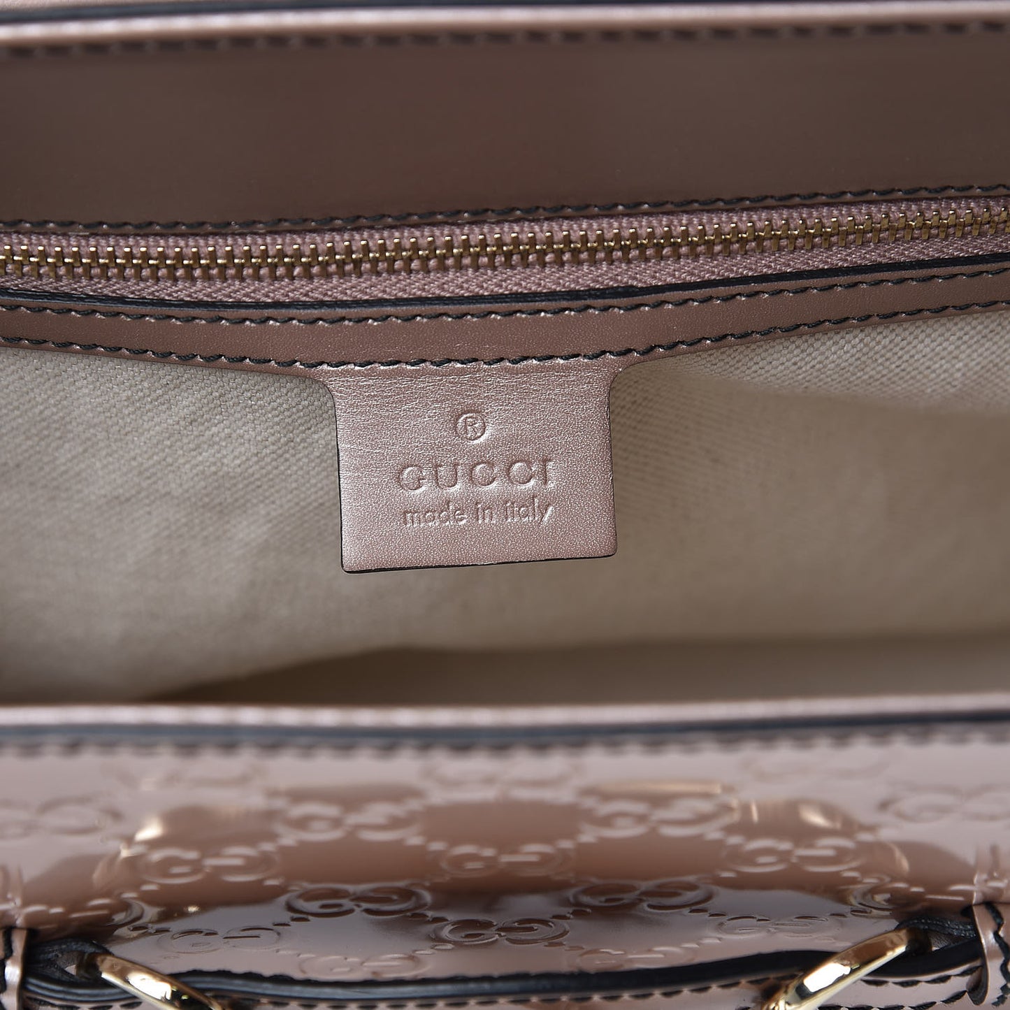 Shine Guccissima Large Emily Chain Shoulder Bag Dark Cipria