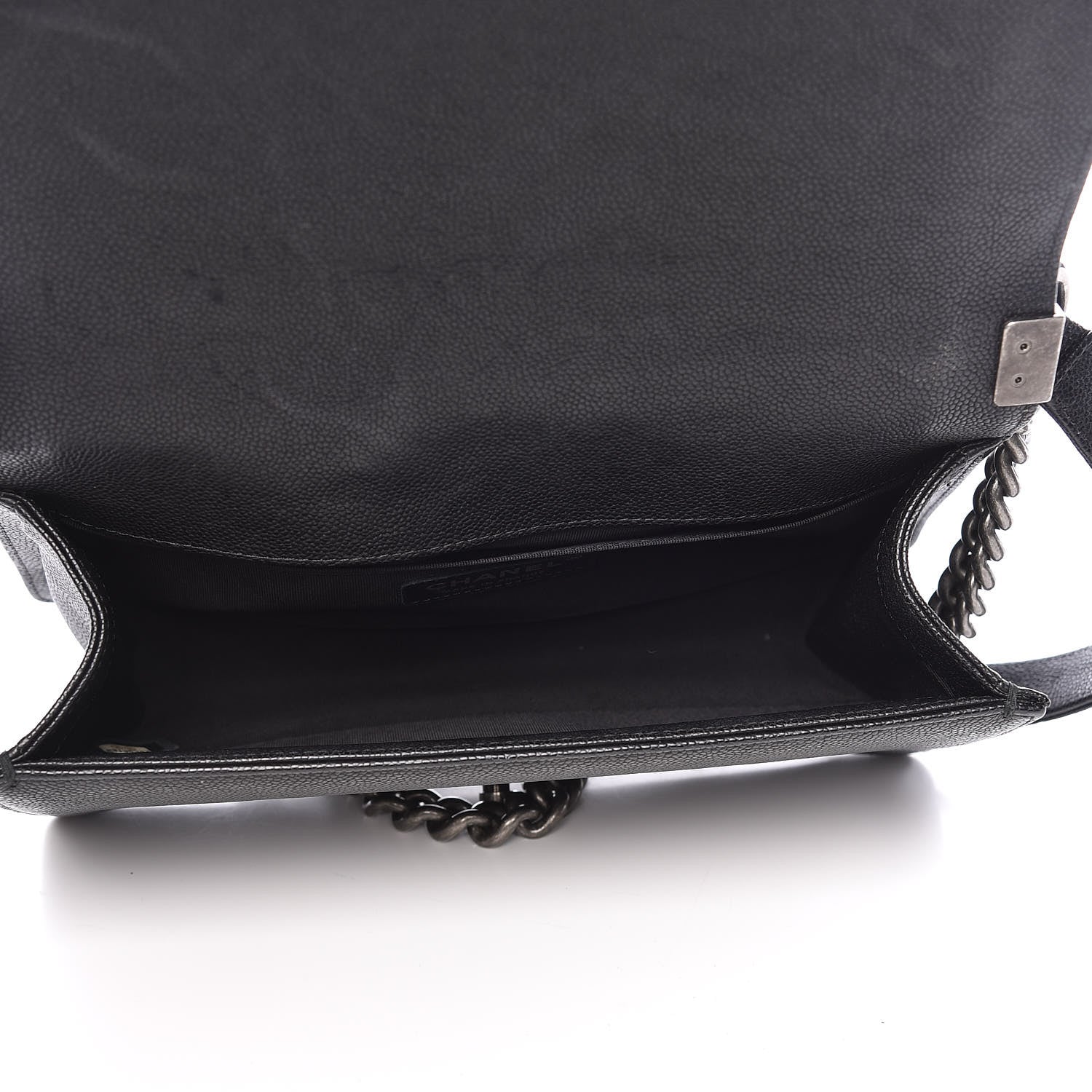 Chanel Caviar Quilted Medium Boy Flap Black 5 of 15