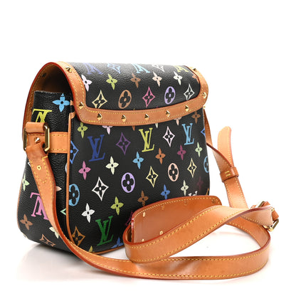 Louis Vuitton Monogram Multicolor Sologne Black 3 of 9