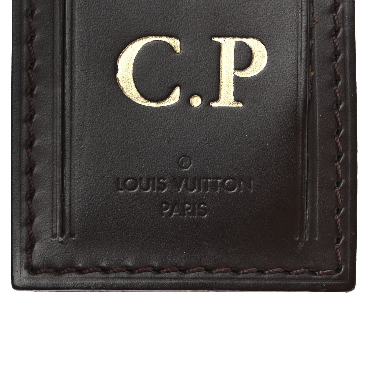 Louis Vuitton Calfskin Luggage Tag Ebene 3 of 5