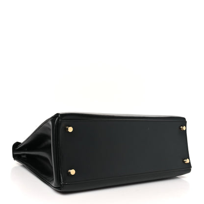 Hermes Box Kelly Retourne 32 Black Black 4 of 12
