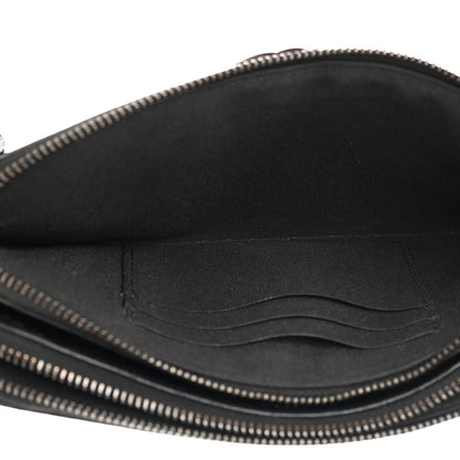 Chanel Lambskin Quilted Small Boy Clutch With Chain So Black 7 of 18