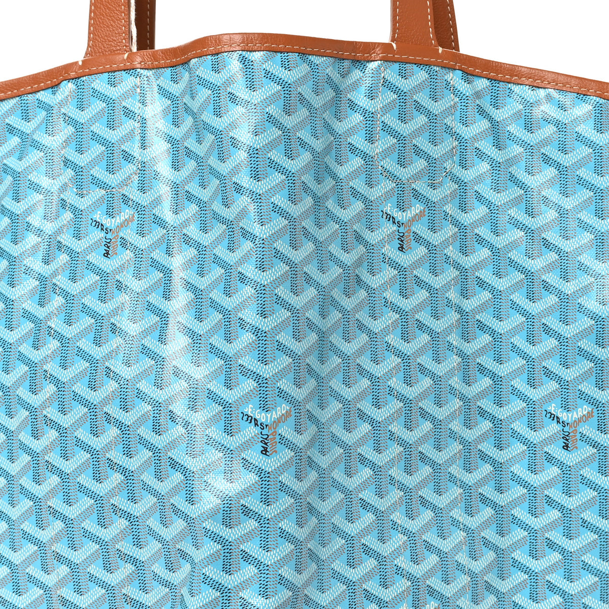 Goyardine Reversible Belharra Light Blue