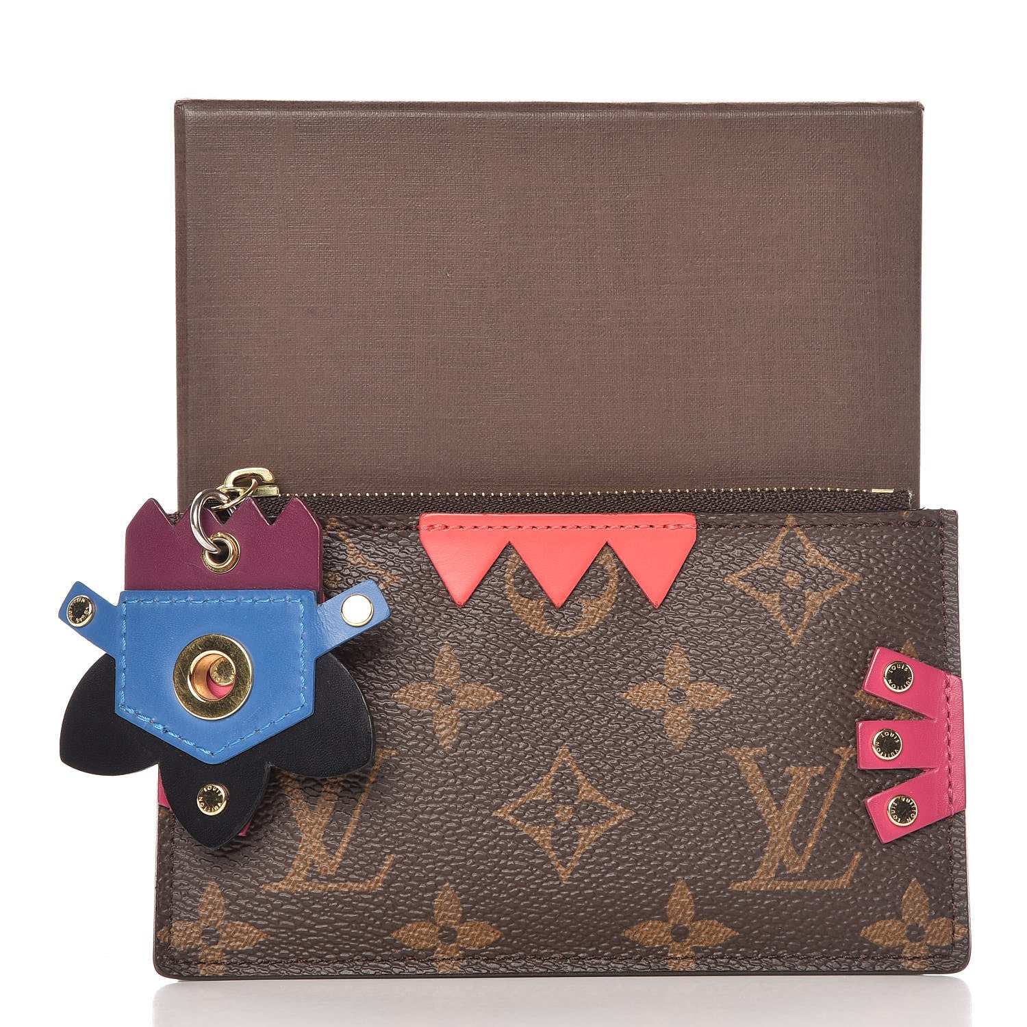 Louis Vuitton Monogram Totem Key Pouch Flamingo 10 of 10