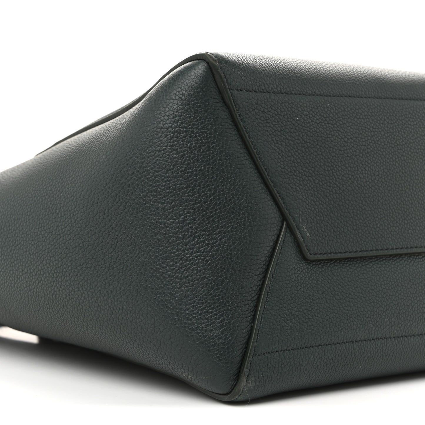 Soft Grained Calfskin Sangle Bucket Bag Amazone