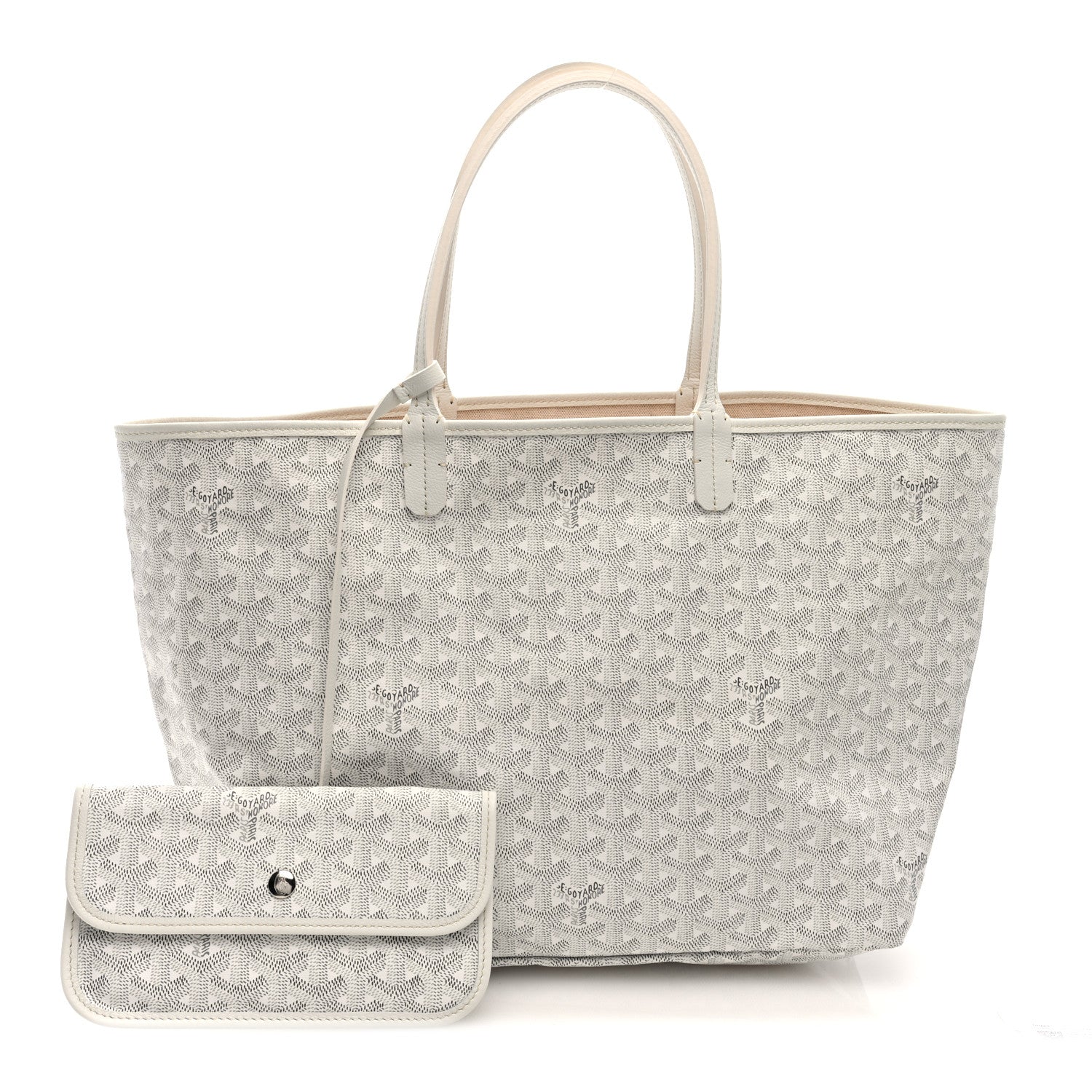 Goyard Goyardine Saint Louis PM White 3 of 10