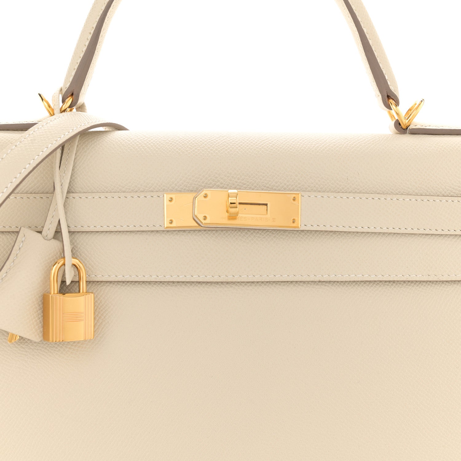 Hermes Epsom Kelly Sellier 32 Craie 8 of 14