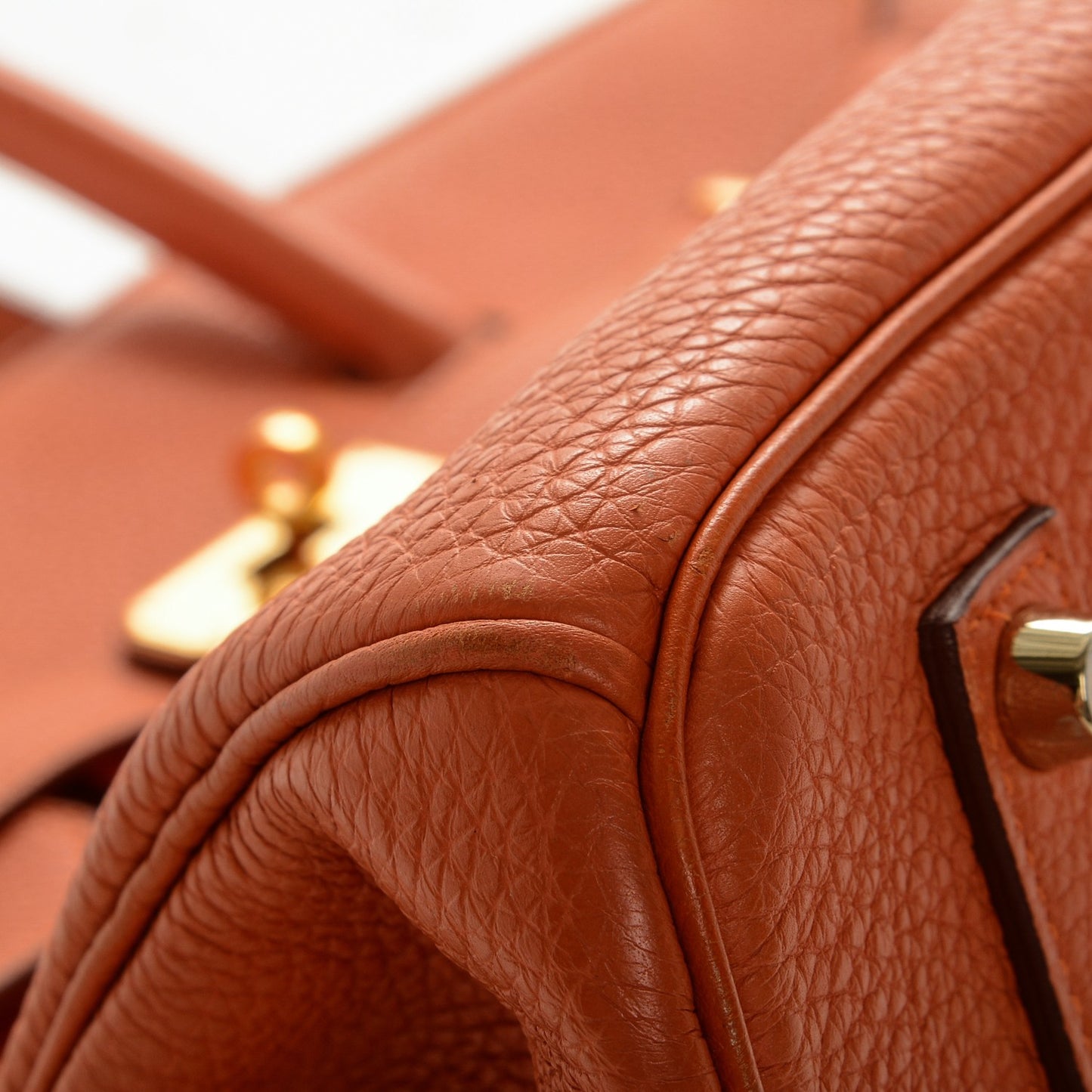 Togo Birkin 35 Orange