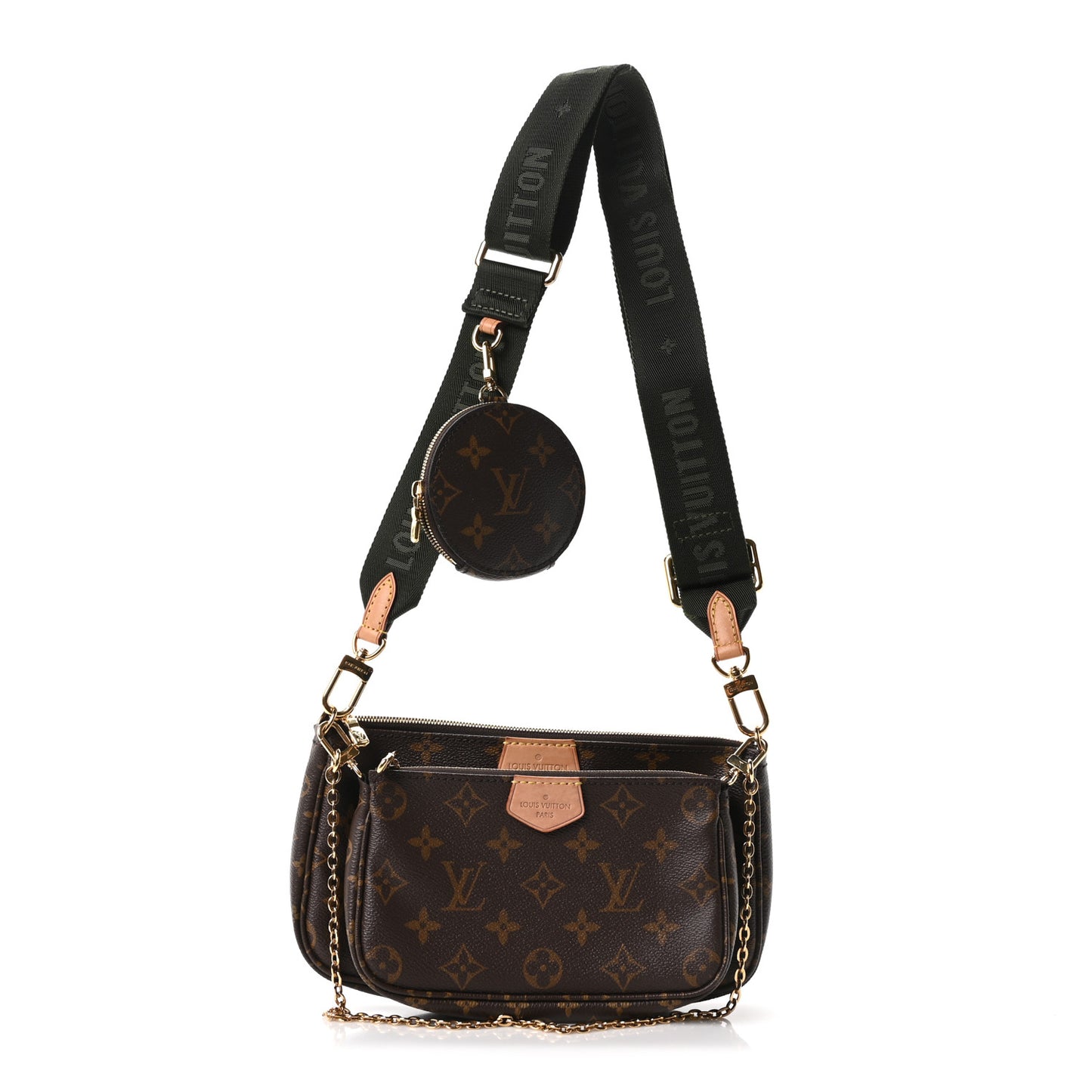Monogram Multi Pochette Accessories Kaki