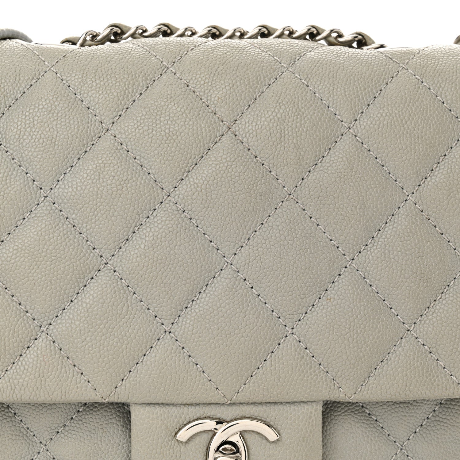 Chanel Caviar Quilted Large Urban Companion Flap Grey 9 of 16