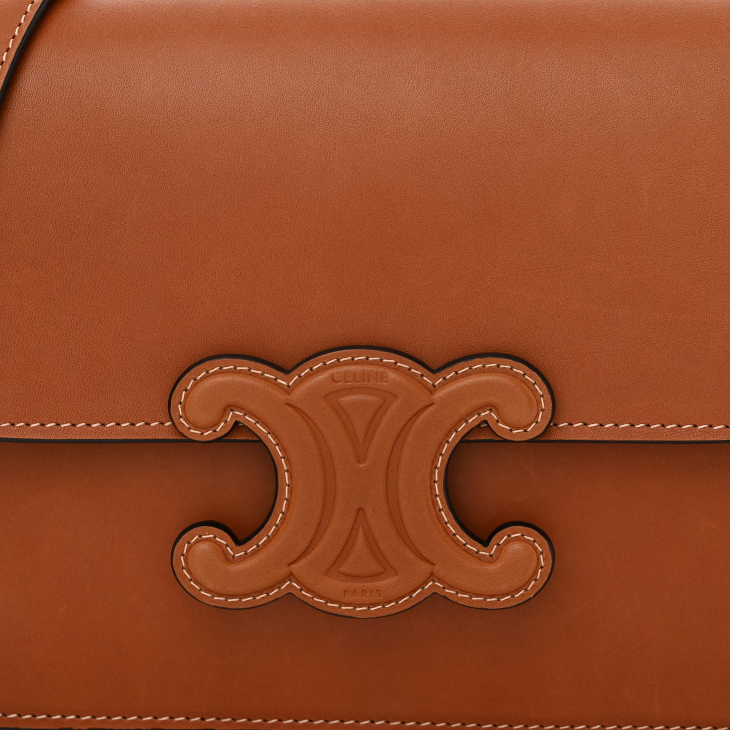 Natural Calfskin Triomphe Tan