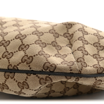 Gucci Monogram Medium Half Moon Hobo Dark Brown 10 of 10
