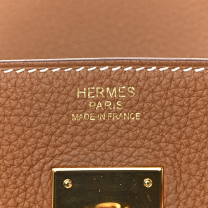 Hermes Togo Birkin 30 Gold 6 of 15