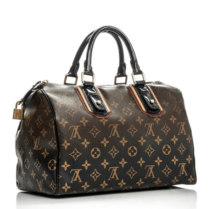 Louis Vuitton Monogram Mirage Speedy 30 Black 3 of 9