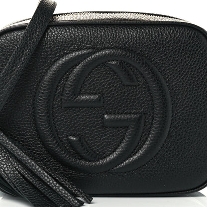 Gucci Pebbled Calfskin Small Soho Disco Bag Black 8 of 11