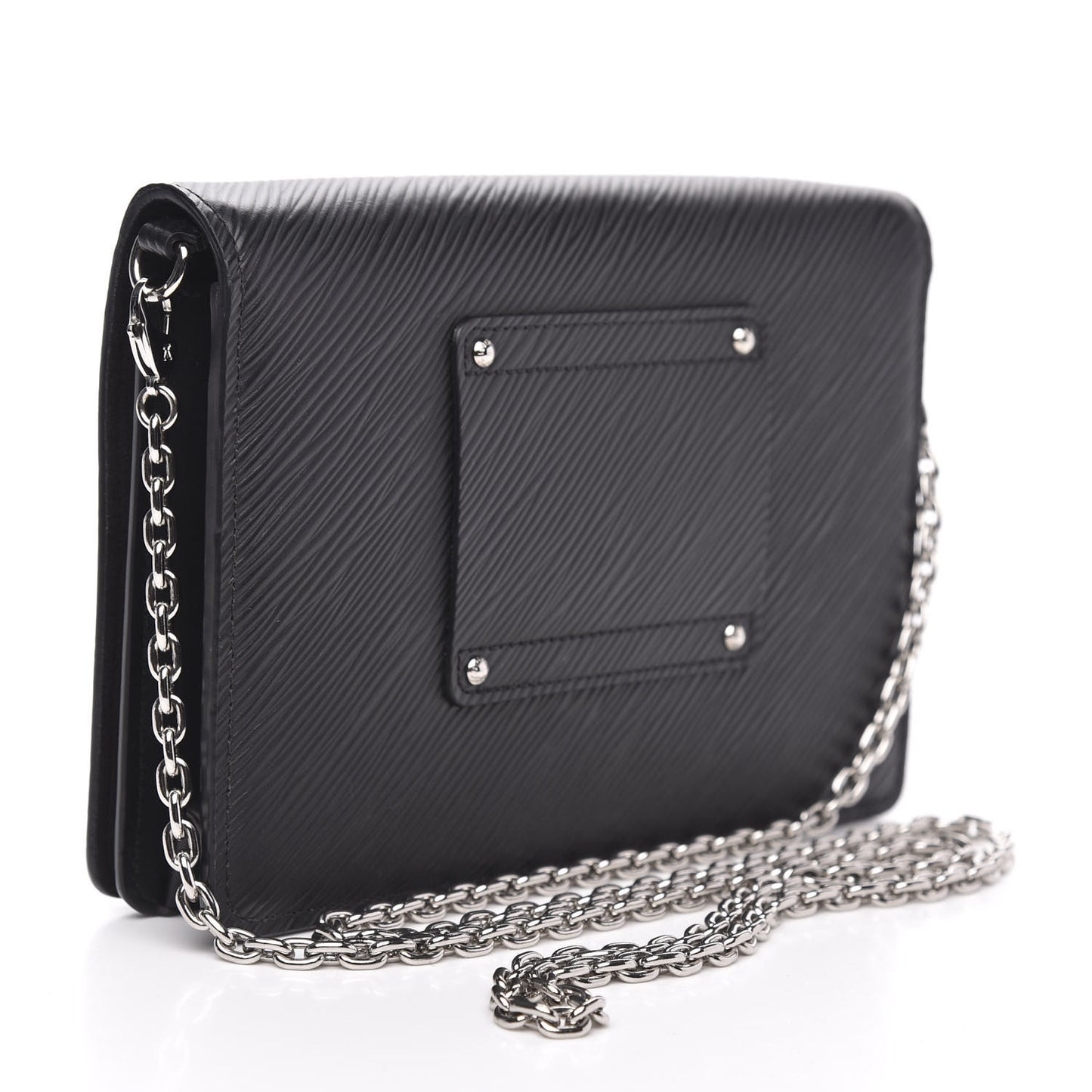 Epi Twist Belt Chain Wallet Black